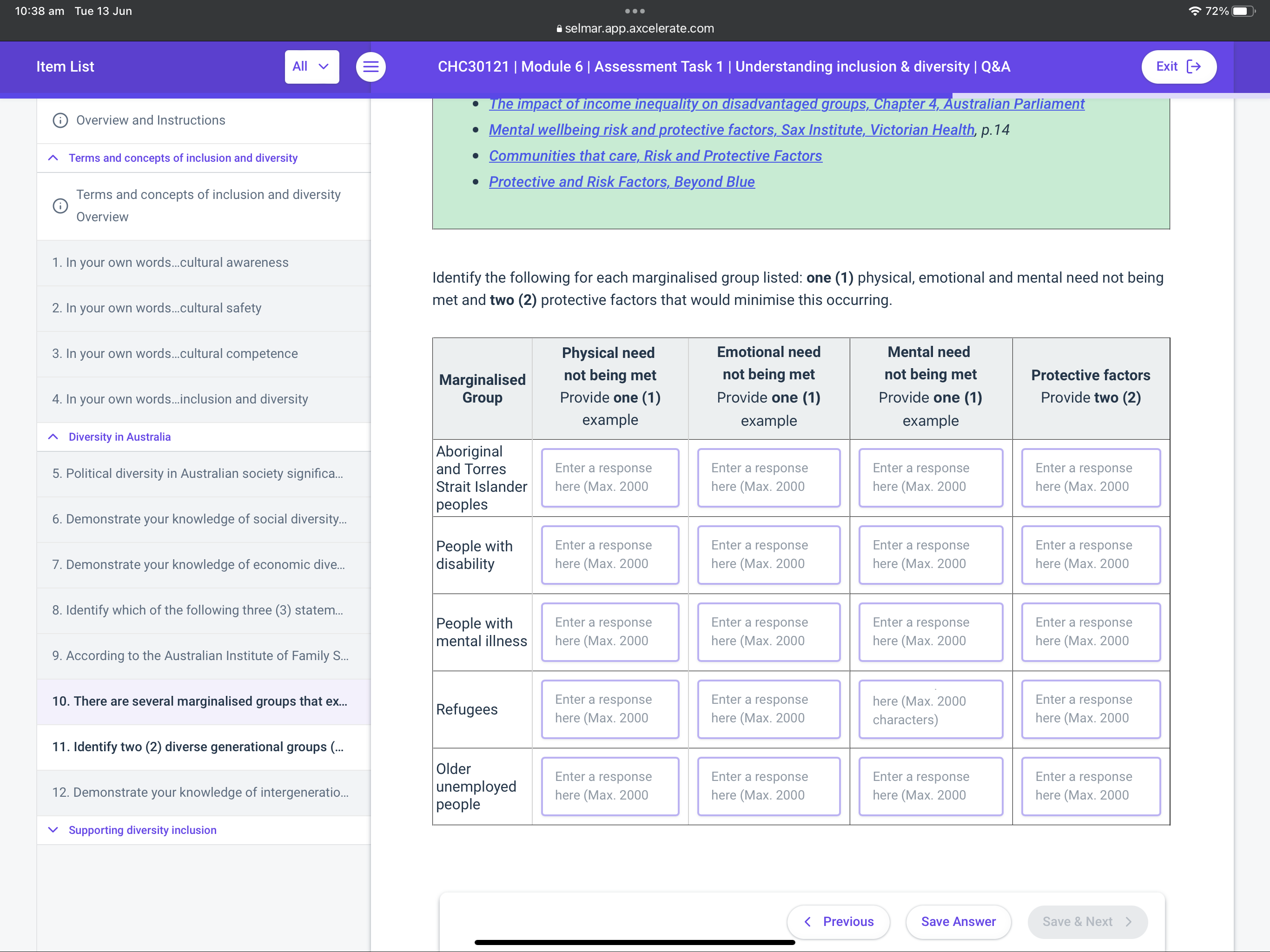 There are several marginalised groups that exist in current Australian society who