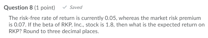 expected returns of Stock A and Stock B are 0.0? and 0.19.