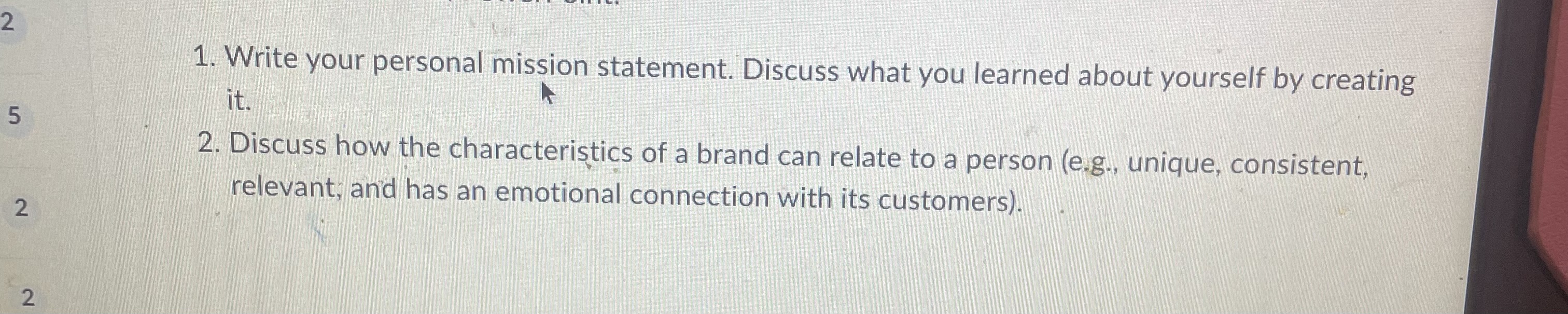 Needs Read each customer scenario and identify a loan product or products