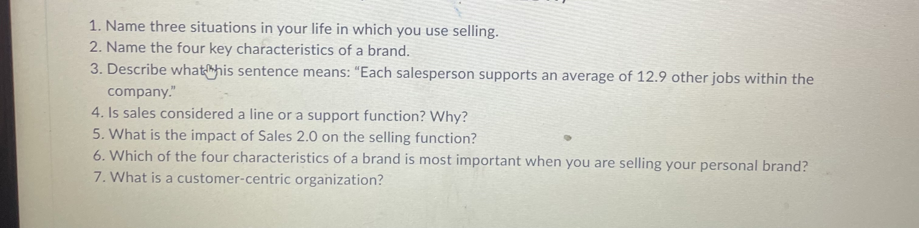 to meet the customer's financial needs. Situation 1 Patrick has just graduated
