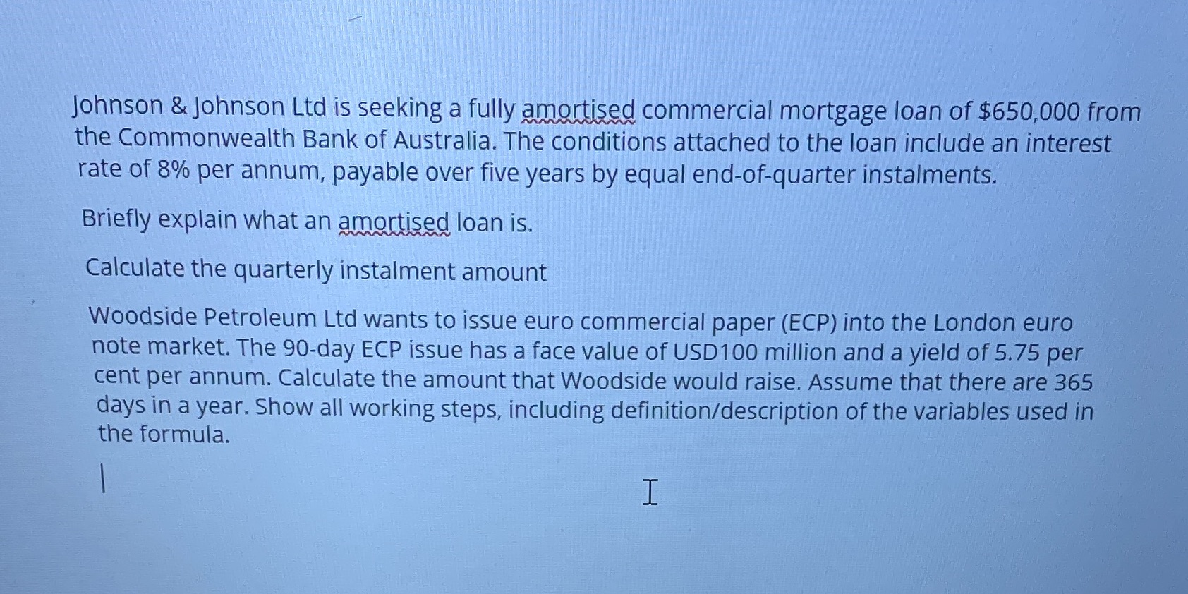 I need the brief explanation for the calculation part. Johnson & Johnson
