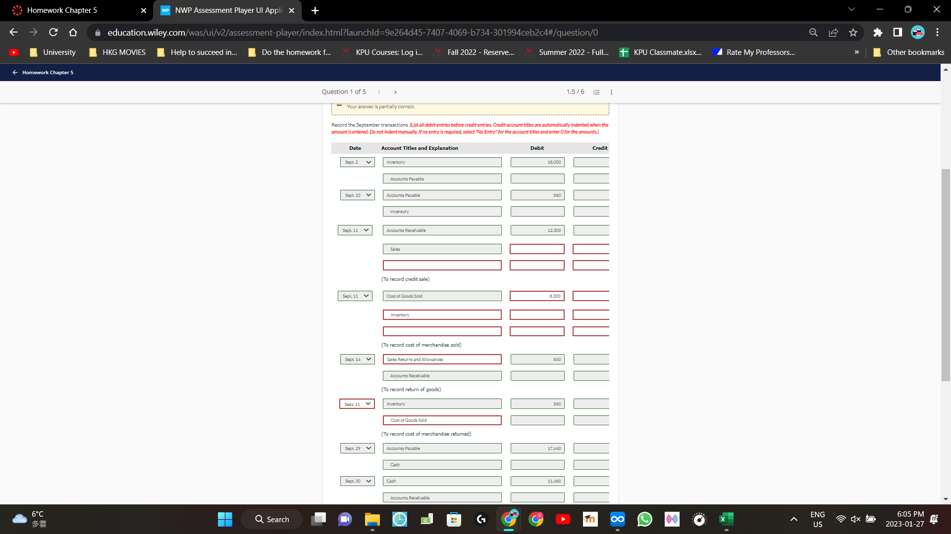  Homework Chapter 5 X WP NWP Assessment Player UI Appli X
