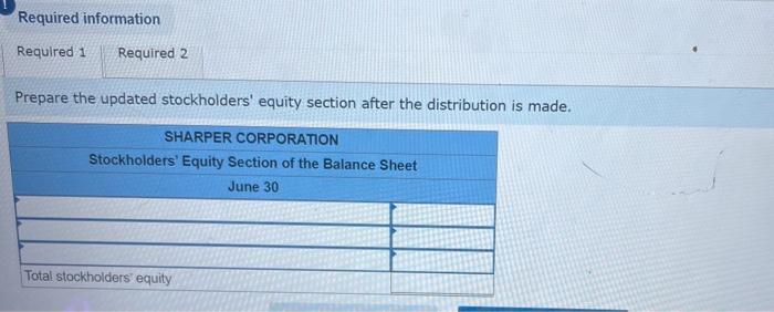 wise report this Answer. Required information [The following information applies to the