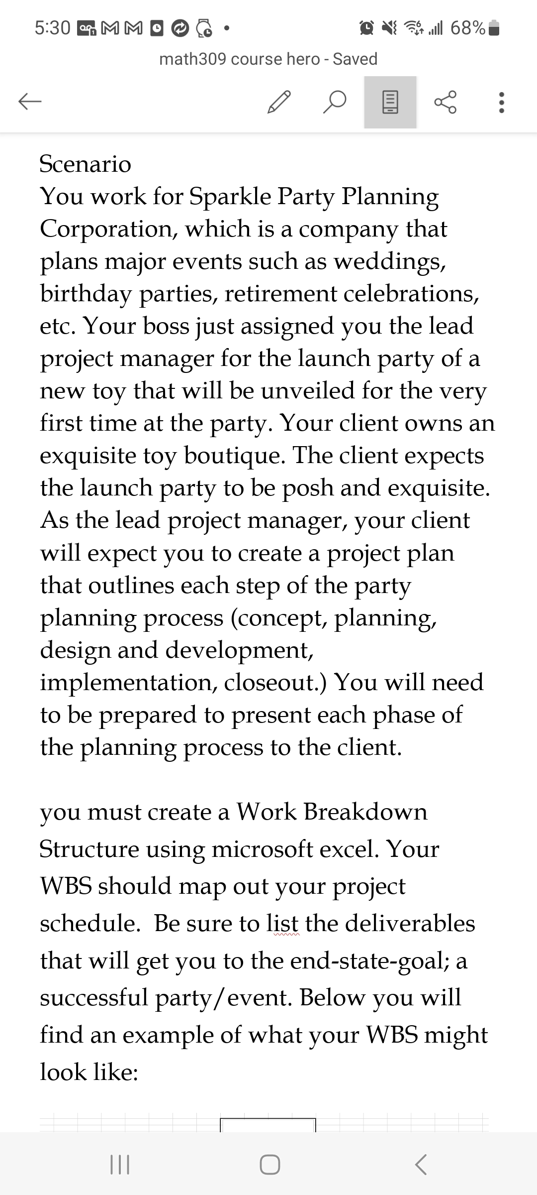 5:30 mm M a e G: - '0 N: as..." 68%-