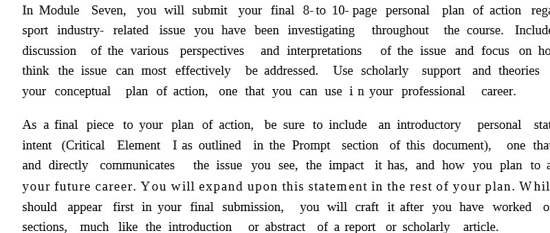 In Module Seven, you will submit your final Bto 113 page
