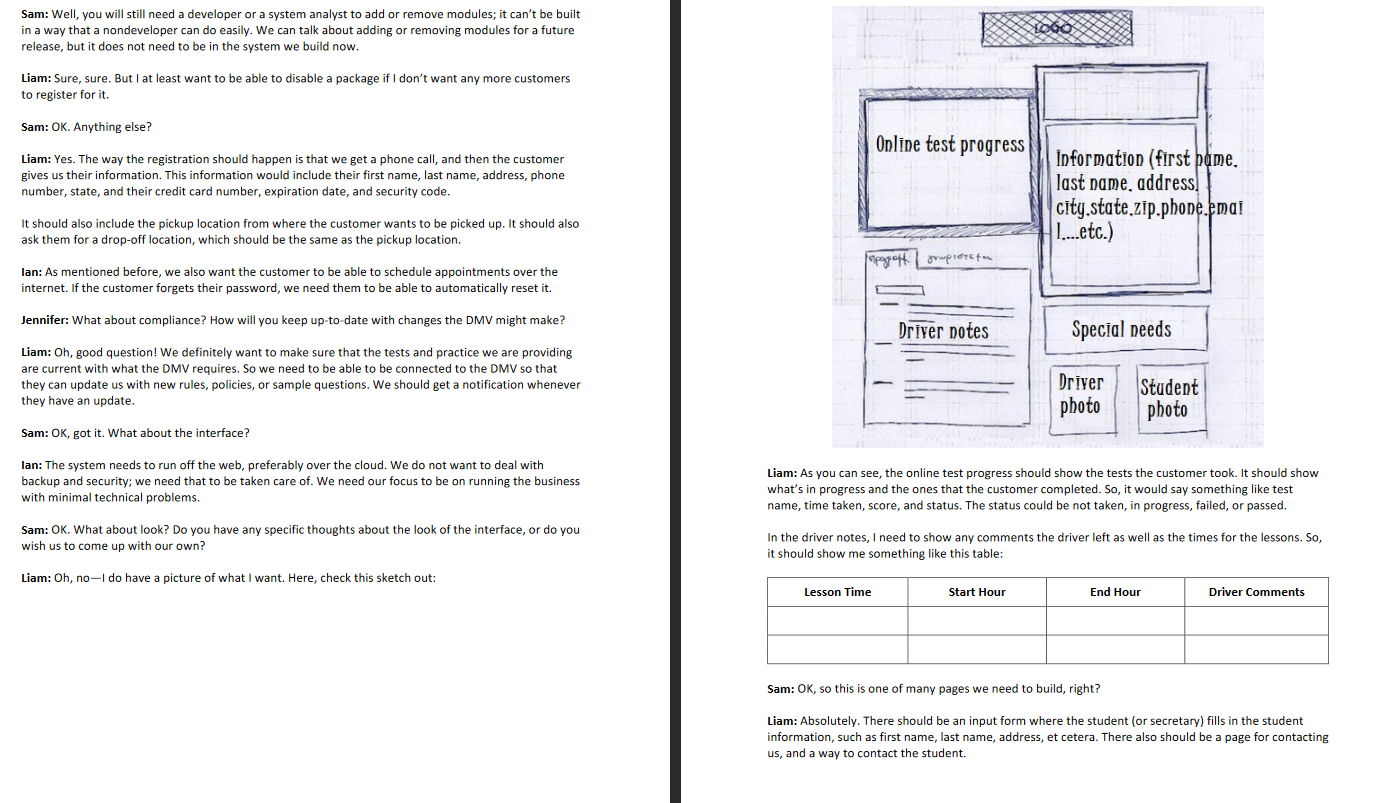 about object models and Gantt charts. You will spend some time discussing