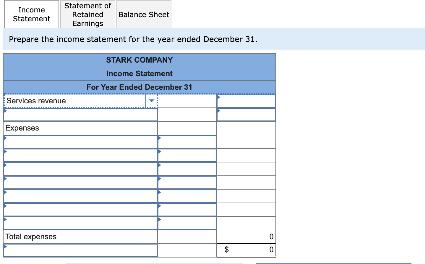 Following are the accounts and balances (in random order) from the adjusted