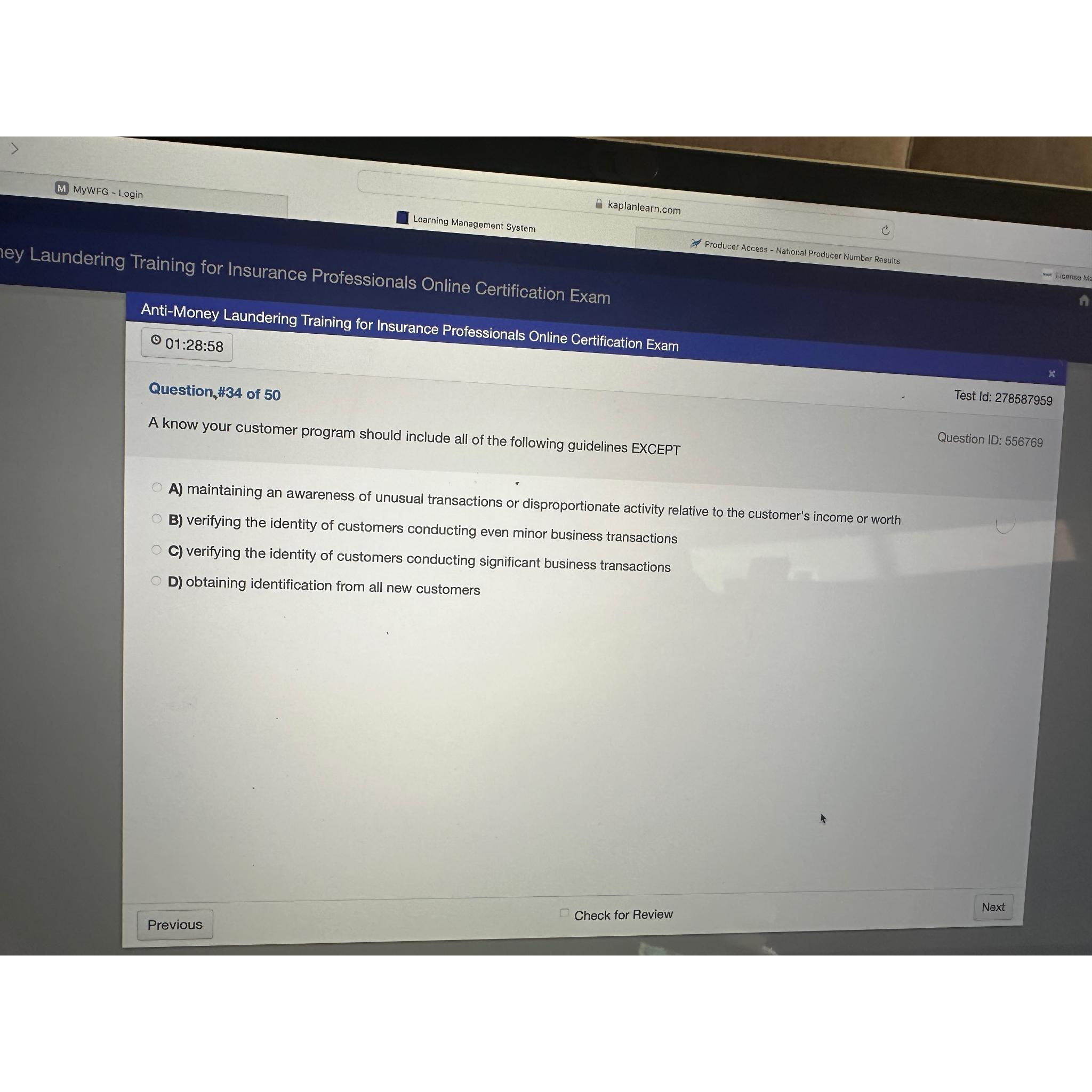  MyWFG - Login kaplanlearn.com Learning Management System Producer Access - National