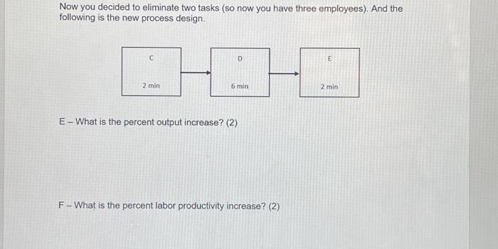 each employee performs one task. A - How many units can you