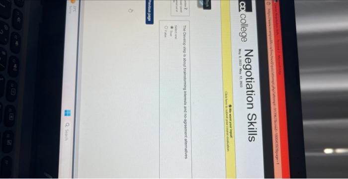  The Develop step ob about bainttorming interesta and no-agreement aternatives