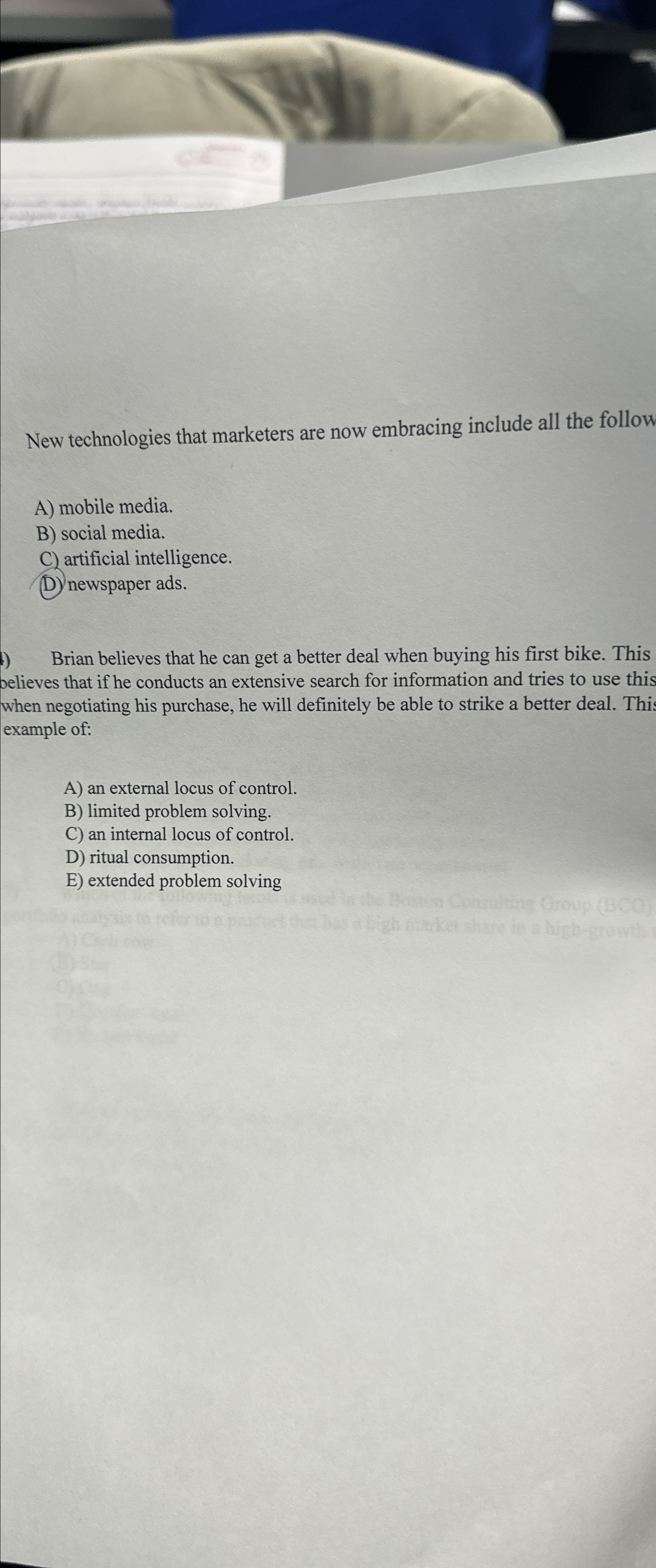  New technologies that marketers are now embracing include all the follow