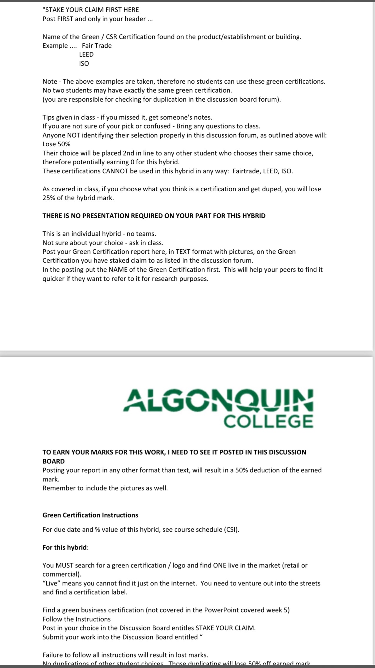  "STAKE YOUR CLAIM FIRST HERE Post FIRST and only in your