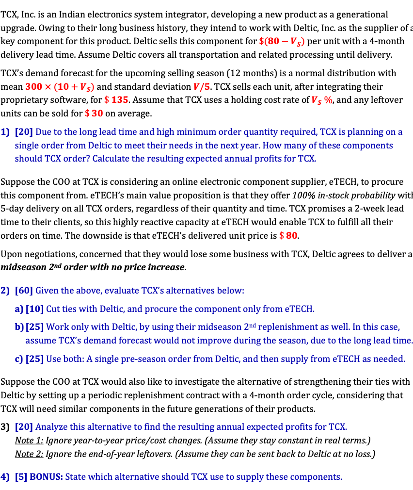  TCX, Inc. is an Indian electronics system integrator, developing a new