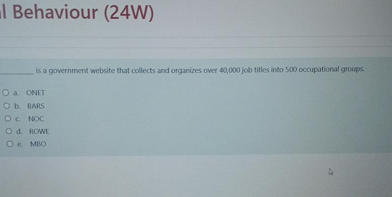  Behaviour (24W) is a government website that collects and organizes over
