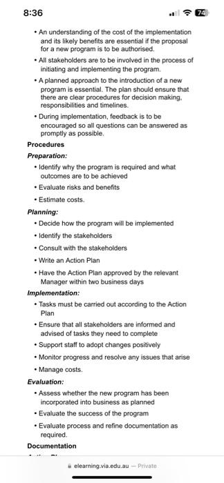 have decided on from the meeting - Main reasons for selecting this