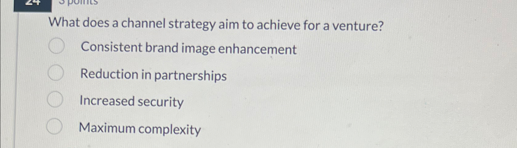  What does a channel strategy aim to achieve for a venture?