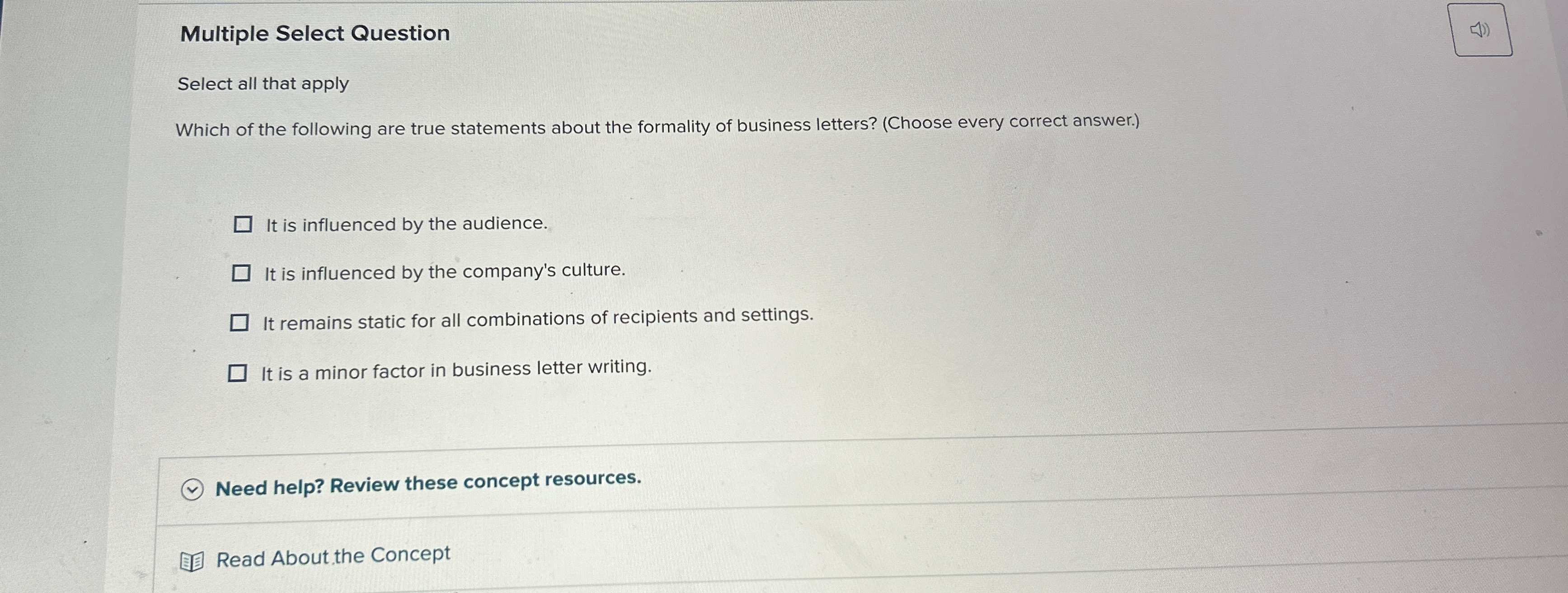  Multiple Select Question Select all that apply Which of the following