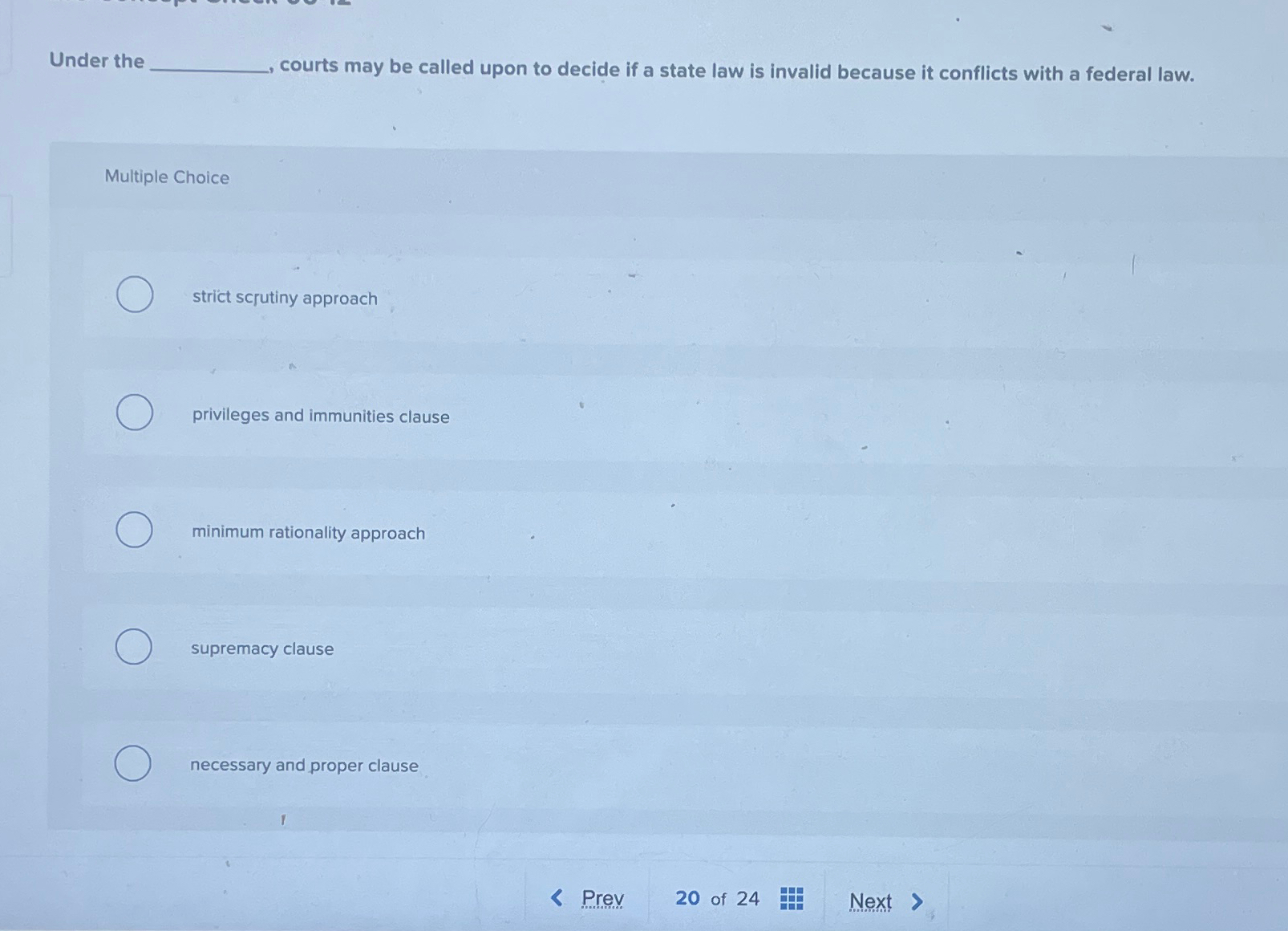  Under the courts may be called upon to decide if a