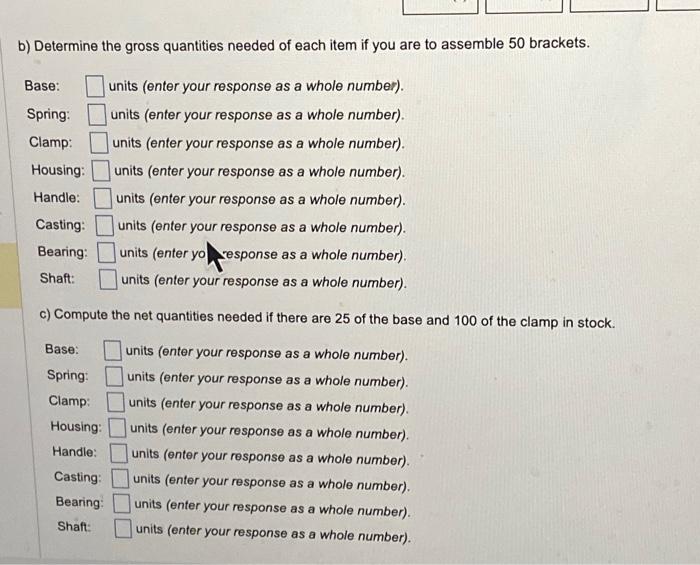 C As the production planner for Xangling Hu Products, Inc, you have