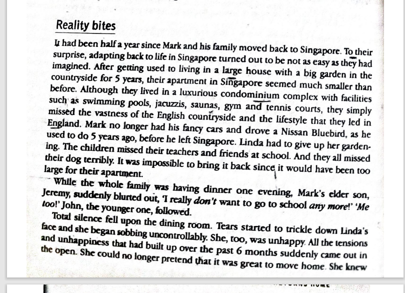 bluebird? (B) Mark Chan returns home after his expatriate assignment 1 Gter