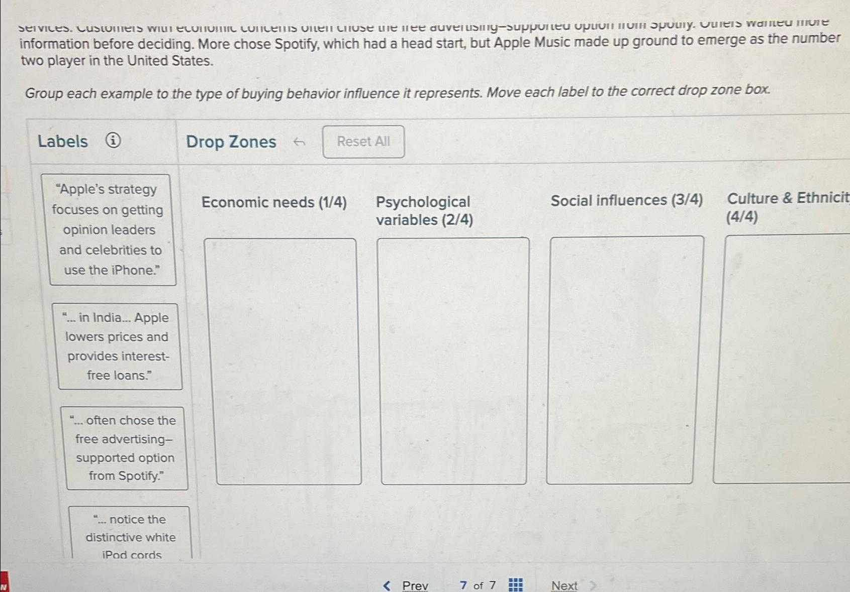  information before deciding. More chose Spotify, which had a head start,