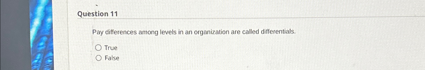  Question 11 Pay differences among levels in an organization are called