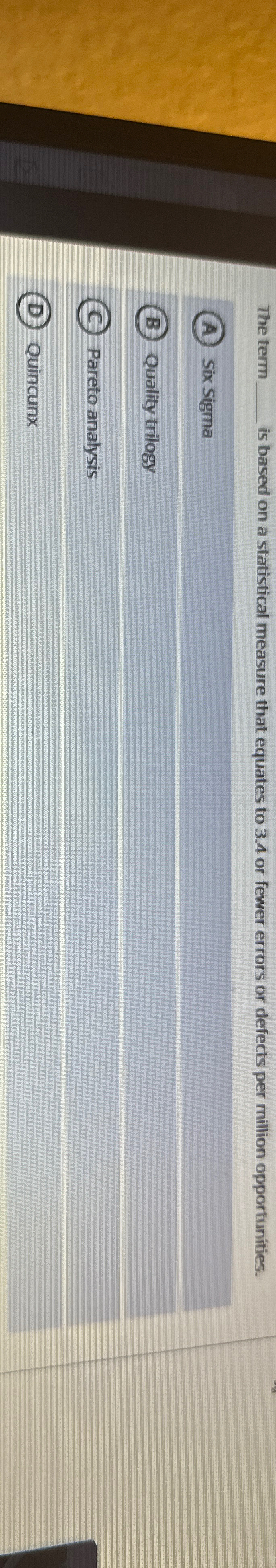  The term is based on a statistical measure that equates to