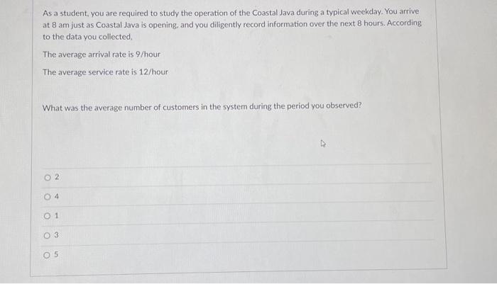  As a student, you are required to study the operation of