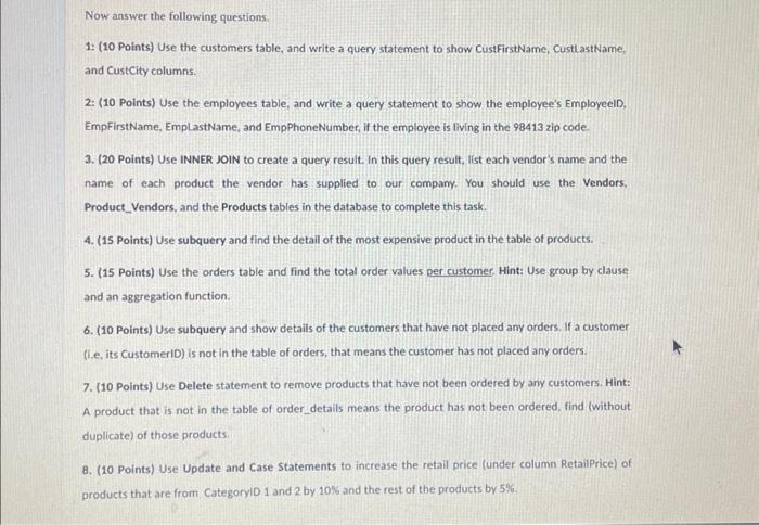 them to the assigned folder on D2L. Here is the ERD diagram