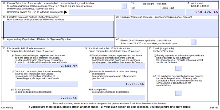  Using the information shown from the bottom portion of a Canada