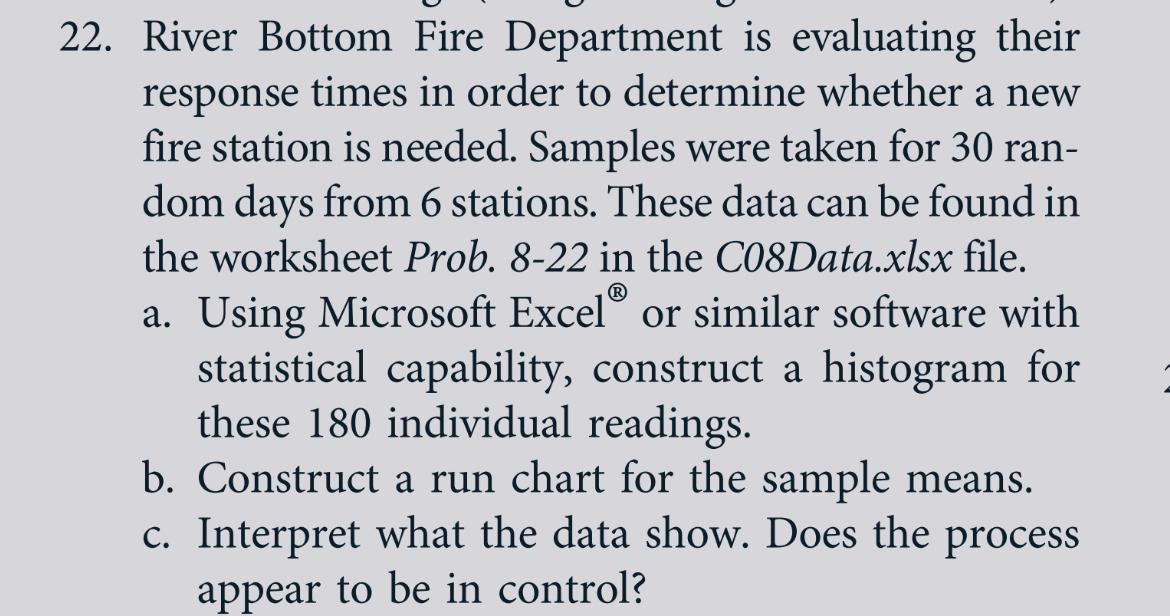 Use Excel and create 3 worksheets ~ calculations, Histogram/chart, and Run