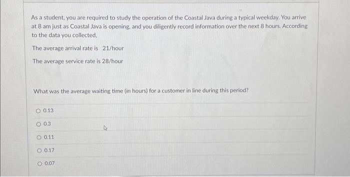  As a student, you are required to study the operation of