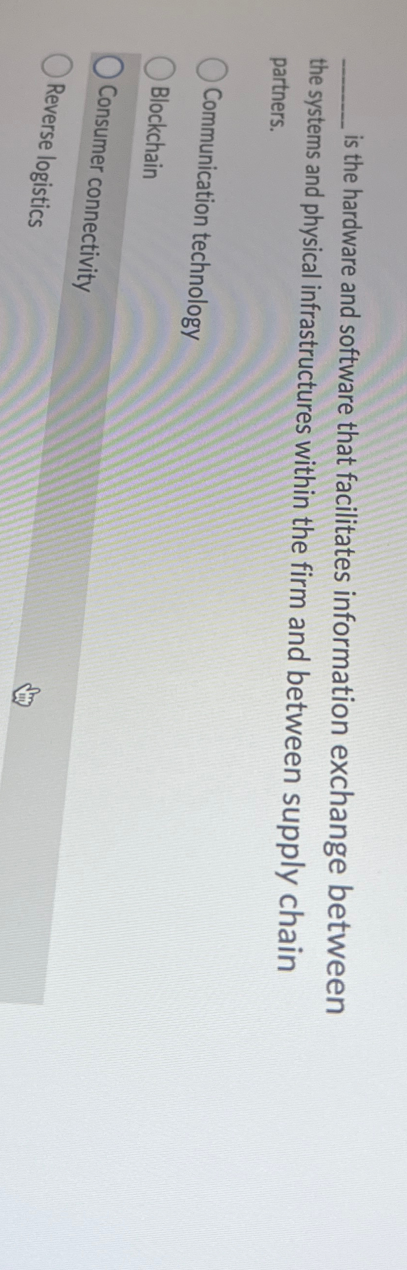  is the hardware and software that facilitates information exchange between the