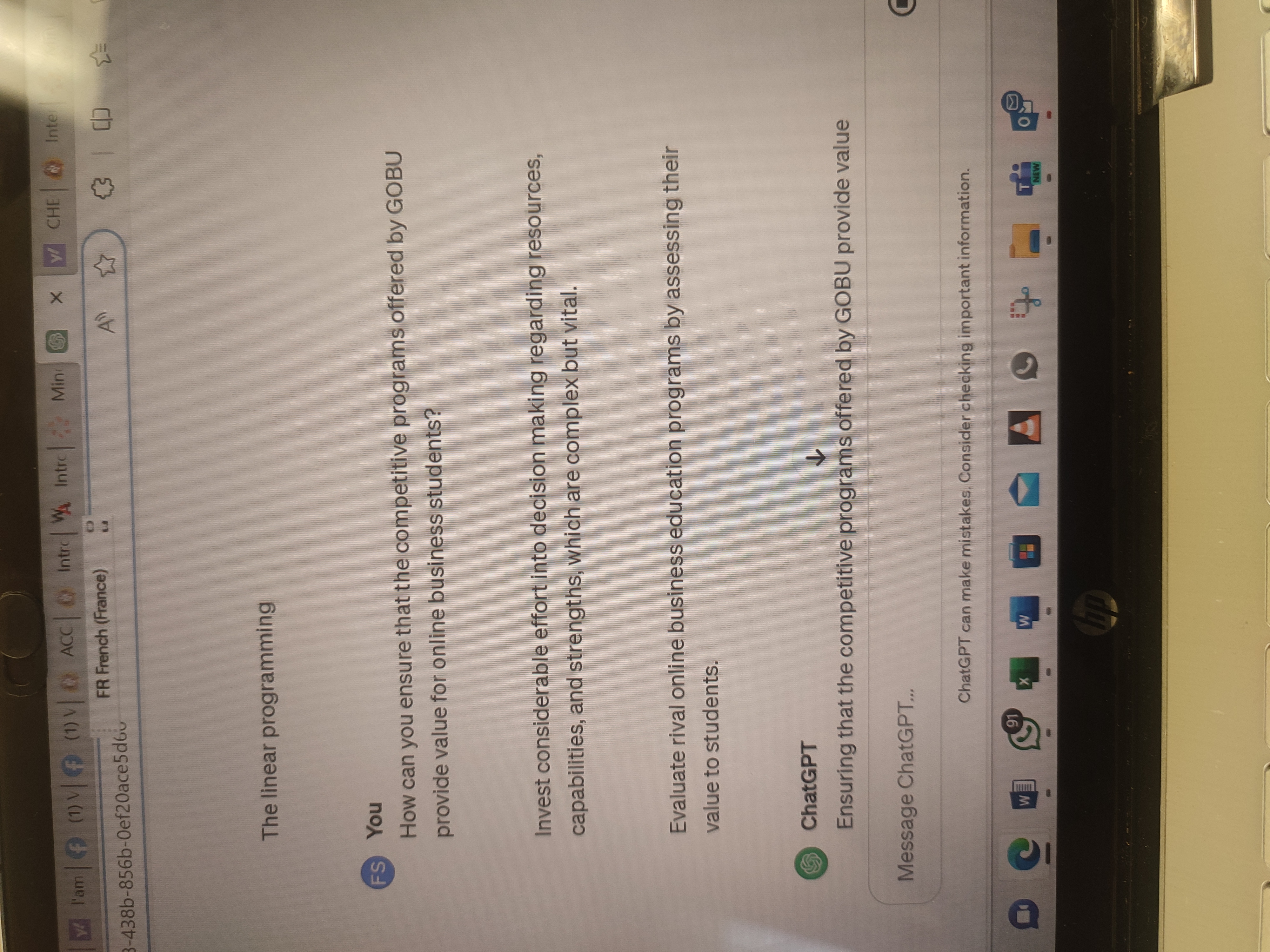  The linear programming You How can you ensure that the competitive