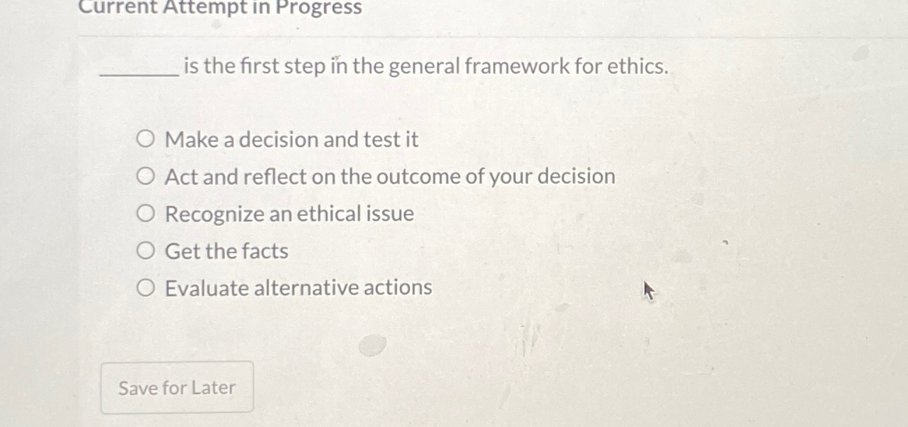  Current Attempt in Progress is the first step in the general