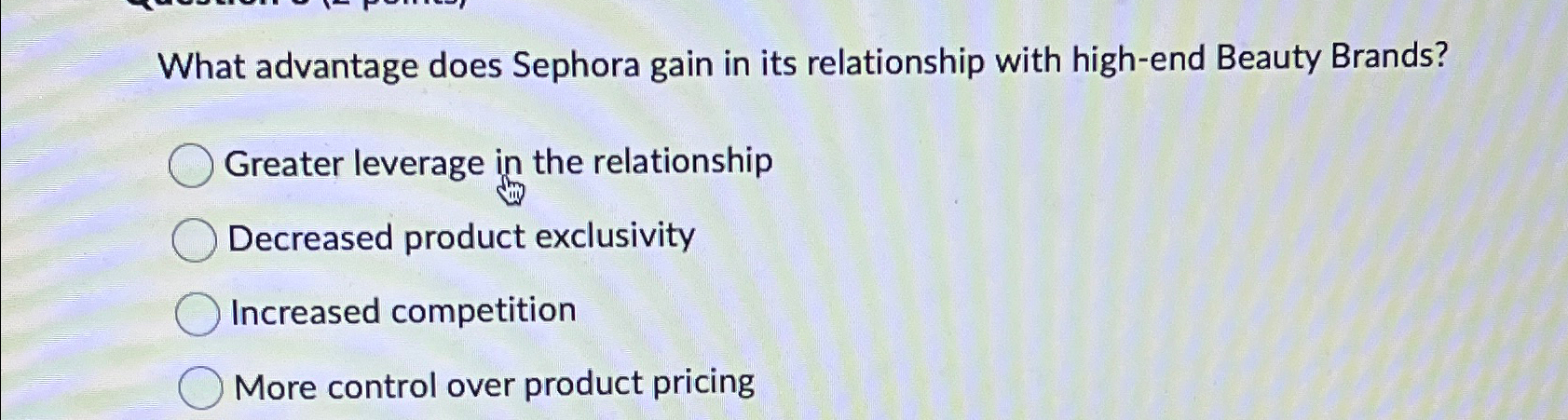  What advantage does Sephora gain in its relationship with high-end Beauty