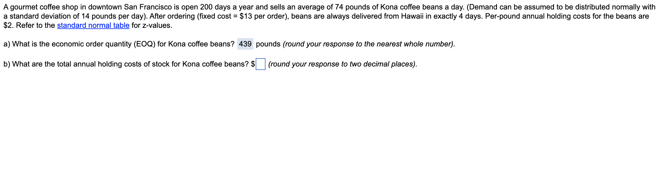  $2. Refer to the standard normal table for z-values. a) What
