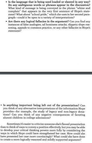 the language that is being used loaded or slanted in any way?