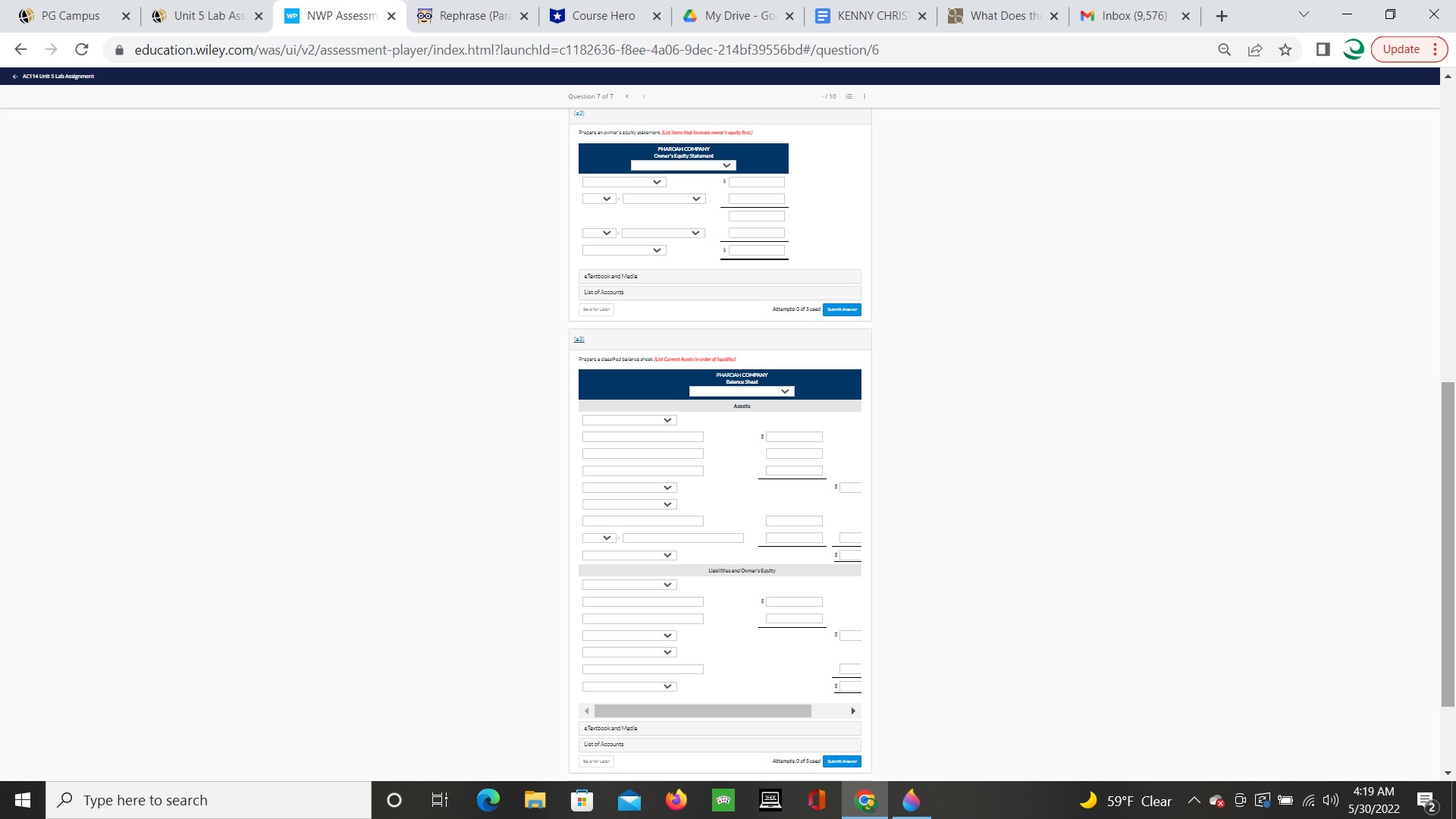  PG Campus X Unit 5 Lab Ass X WP NWP Assessm