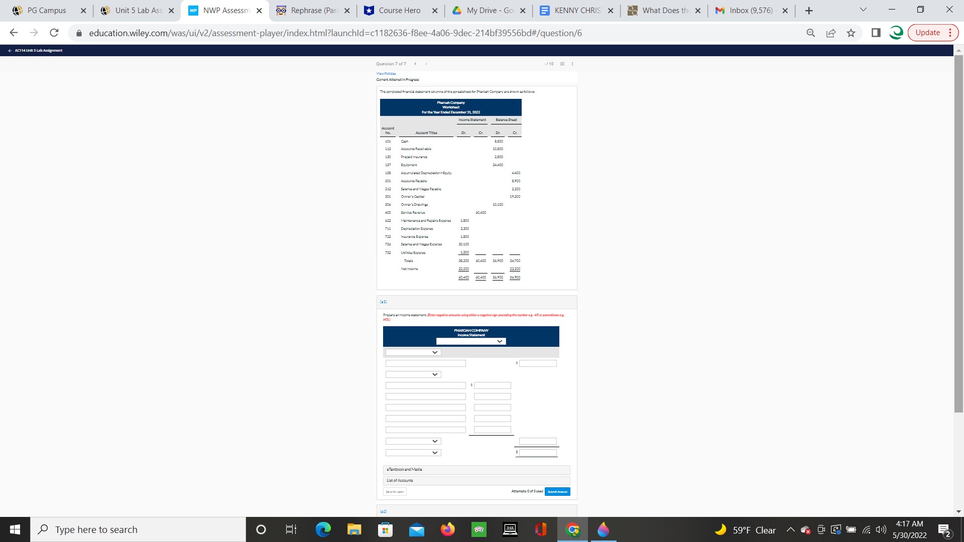 X po Rephrase (Para X Course Hero X My Drive - Go