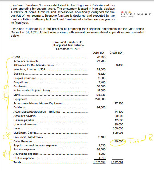 Please help me with this.How to solve Question E and F. LiveSmart