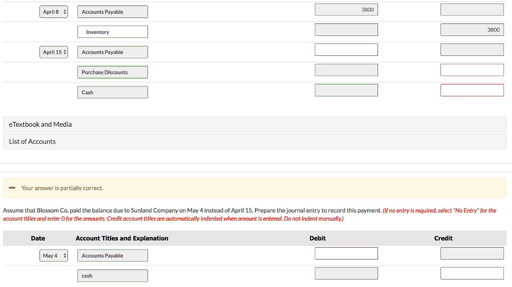 statements are also provided for each step and calculation. noh oW R