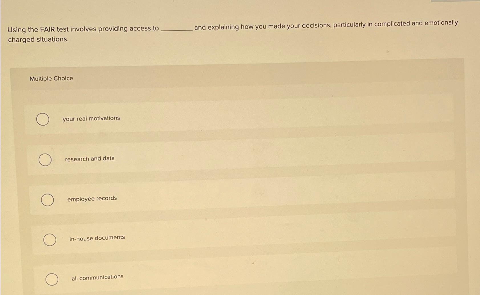  Using the FAIR test involves providing access to and explaining how