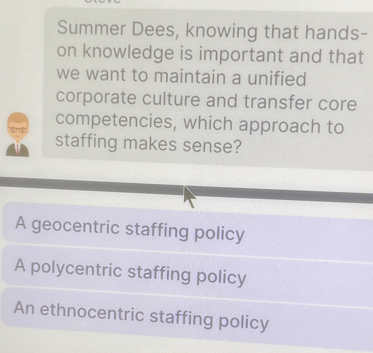  Summer Dees, knowing that handson knowledge is important and that we