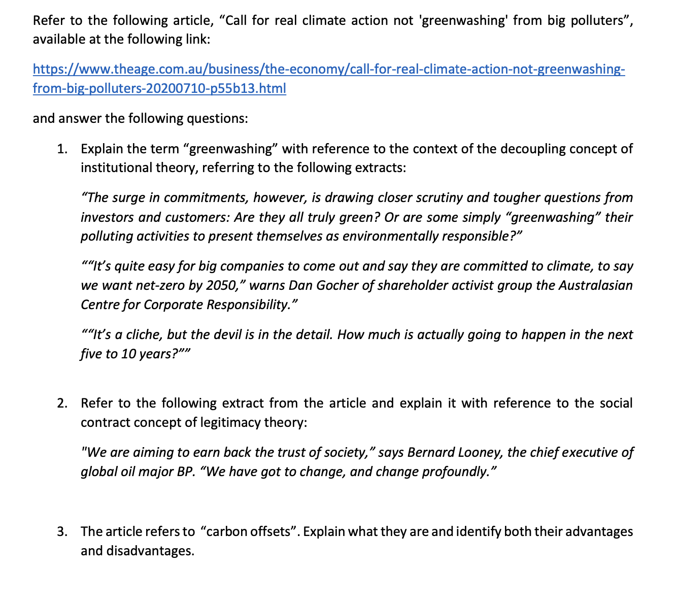 Hi, this is CASE STUDY can you please answer it in proper