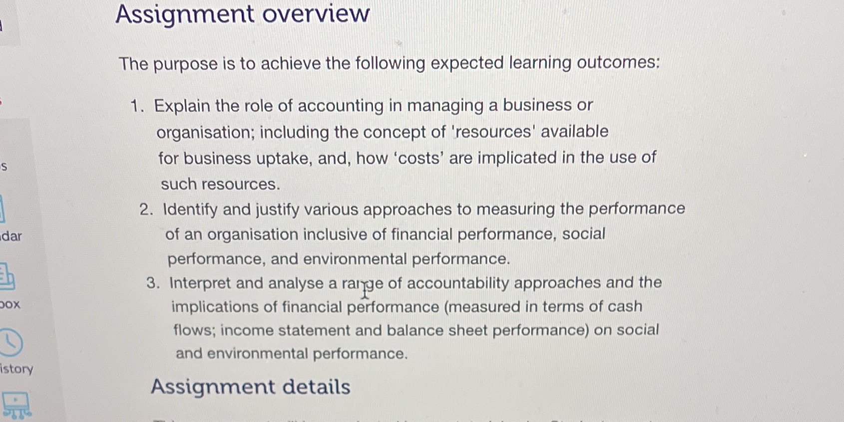 Pls help Assignment overview The purpose is to achieve the following expected