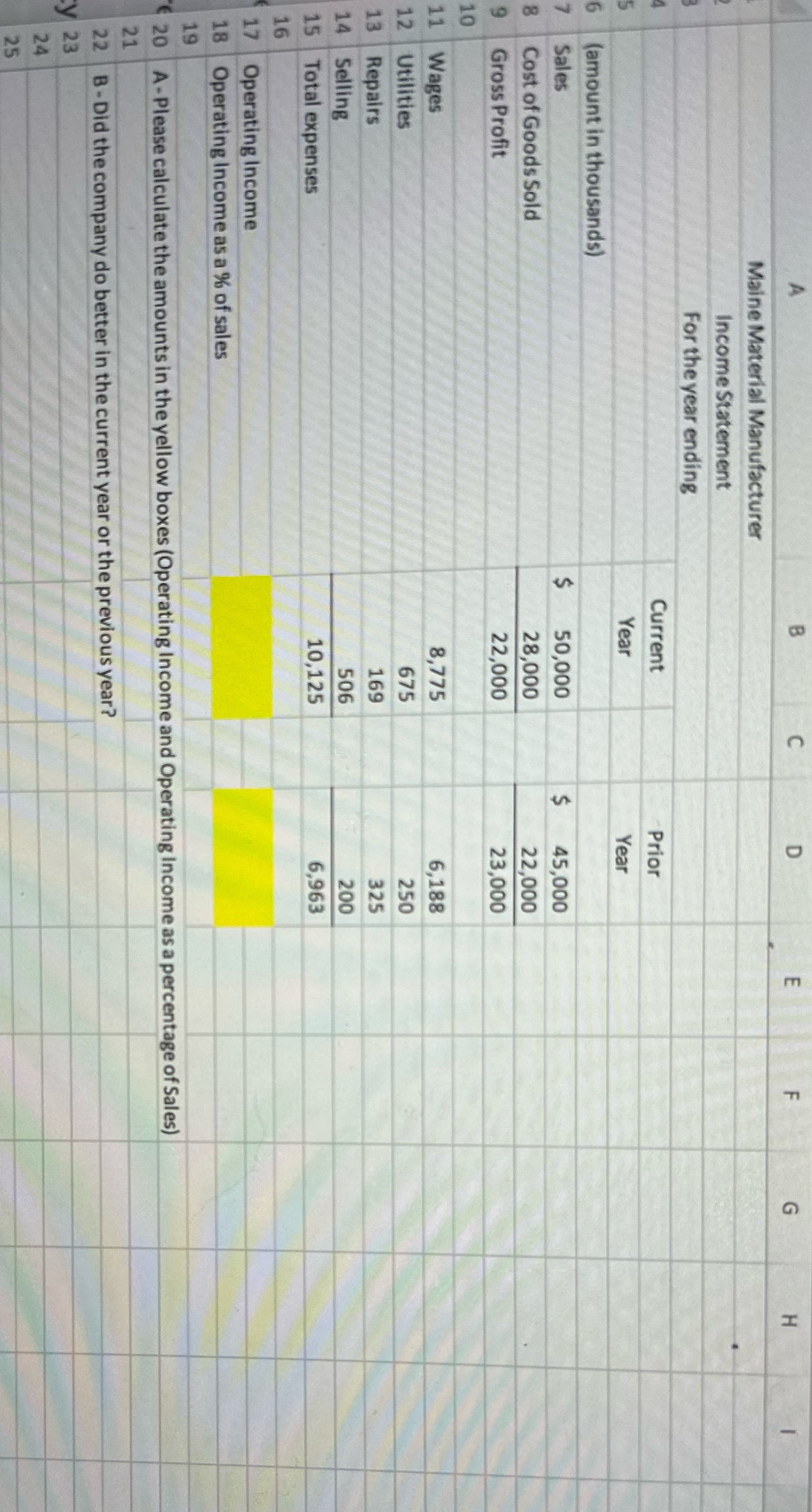 Help with the highlights and A&B O U w LL I Maine