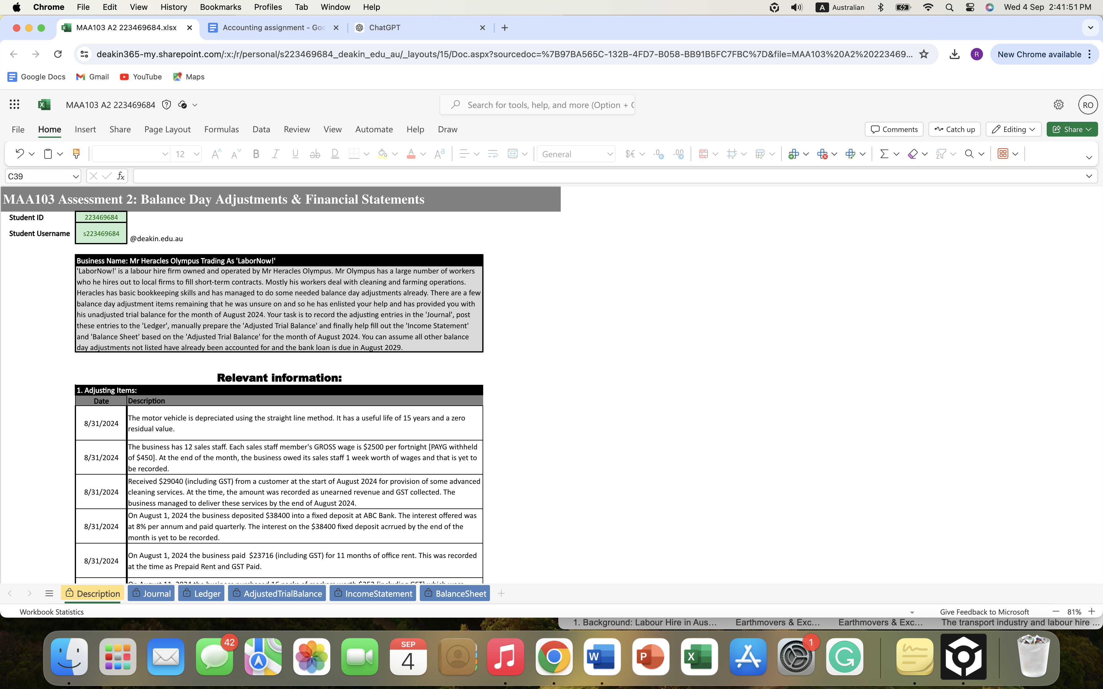  Chrome File Edit View History Bookmarks Profiles Tab Window Help ())