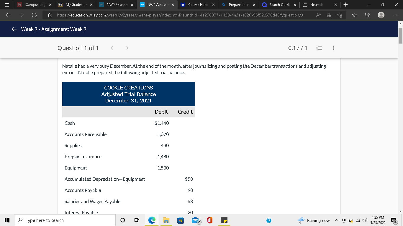  Pf iCampus Logi X Bb My Grades - / X WP
