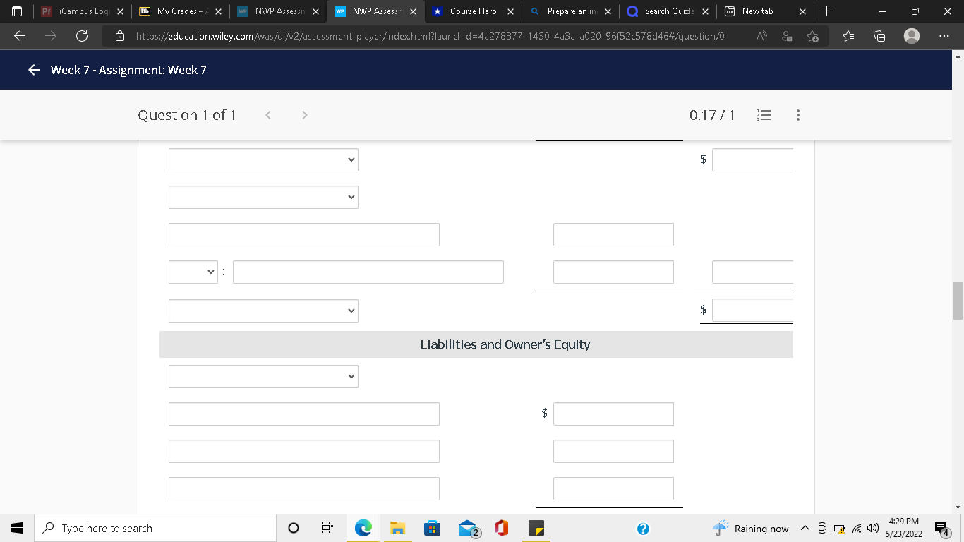 1480 Salaries and Wages Expense 1227 Interest Expense 20 Total Expenses 4382